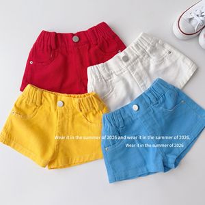 Pantaloncini Estivi per <span class=keywords><strong>Bambina</strong></span> 2026, <span class=keywords><strong>Shorts</strong></span> Colorati <span class=keywords><strong>Blu</strong></span>, Rossi, Gialli e Bianchi per Bambine - Product Image 1