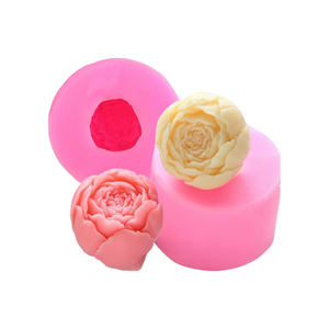 Art Rosebud Flip Sugar Mold Chocolate Handmade <b>Soap</b> Drip Gel Aromatherapy Candle Epoxy Resin Silicone Mold - Product Image 1