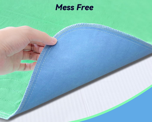 Offre Spéciale de lit d'incontinence imperméable doux 4 couches lavable et réutilisable sous-lit d'incontinence adulte - Product Image 5