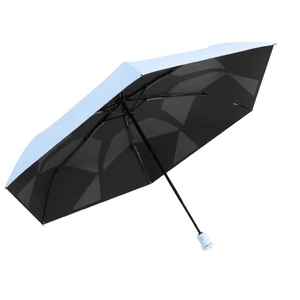 Nuevo Paraguas Plegable Automático de Tres Pliegues, Moderno y Creativo, de Pongee, Ultraligero, Portátil, con Protección Solar UV y Resistente al Viento, para Adultos - Product Image 1