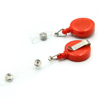 Accessoires pour infirmières : Porte-clés rétractable, clip pour badge, porte-carte d'identité pour enseignant, enrouleurs personnalisés avec logo sérigraphié en plastique
