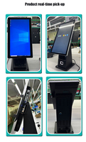 Terminal de Punto de Venta de Autoservicio de 21.5 Pulgadas, Kiosco de Ventas Android, Terminal de Menú de Autoservicio, Kiosco para Comida Rápida