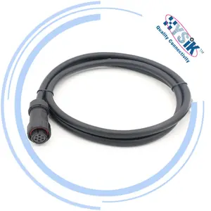 WEIPU SP2110P/S Conector do cabo de alimentação IP68 2 3 4 5 7 9 12 pinos PC Nylon66 SP série IP68 Waterproof Thread Coupling Connector