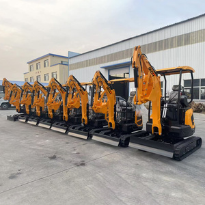 Chất lượng tốt diesel 2.5 tấn máy xúc nhỏ hoàn toàn thủy lực mini Digger cao su bánh xích nhà Micro Máy xúc với EPA động cơ - Product Image 5