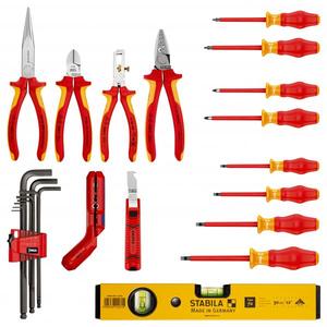 KNIPEX - 00 21 34 HL S2 Caja de herramientas “Robust 23 Start'' con surtido ''Electric'' (24 Uds.) -BOLSAS EAN 4003773087366 - Product Image 3