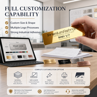Plaque Métallique Personnalisée Gravée au Laser, Badge en Laiton, Plaque en Aluminium Anodisé, Plaque Nominative, Étiquette, Plaque en Acier Inoxydable Gravée