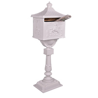 Boîte aux lettres en aluminium moulé, grande capacité, étanche, antirouille, antivol, finition peinture poudrée, pour appartement