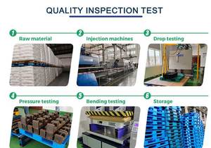 Paletas de Plástico Industriales Rulyda de Alta Resistencia, Apilables en 4 Direcciones, Reforzadas con Acero, <span class=keywords><strong>Euro</strong></span> 48x40, para Almacenamiento en Almacenes - Product Image 5