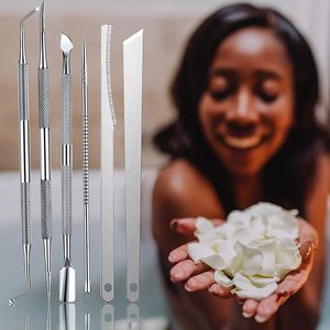 7Pcs Chăm Sóc Móng Tay Chết Da Remover Làm Móng Tay Móng Chân Công Cụ Làm Móng Tay Thiết Lập Móng Chân Công Cụ - Product Image 5