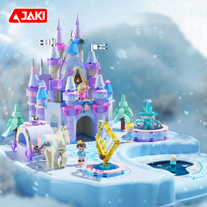 Jaki Giáo Dục Xây Dựng Khối Thiết Lập Tuyết Lâu Đài Từ Gạch 40 Mảnh ABS Nhựa Tự Làm Đồ Chơi Mô Hình Cho Các lứa tuổi 14 + Unisex Quà Tặng - Product Image 1