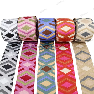 Của phụ nữ Túi dây đeo vai thiết kế mới 5cm rộng hình thoi mô hình Polyester jacquard vải có độ bền cao Giả <span class=keywords><strong>nylon</strong></span> chất liệu - Product Image 5