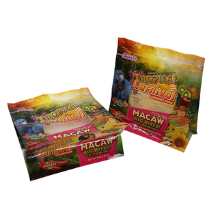 Bolsa resellable de fondo plano personalizada, embalaje seco de comida para perros y mascotas, bolsas de plástico de pie por golosina para comida para perros, 15kg, 20kg - Product Image 3