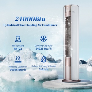 เครื่องปรับอากาศแบบตั้งพื้นขนาดใหญ่ 24000 บีทียู  ความจุสูง  ระบบอินเวอร์เตอร์  สำหรับใช้ในบ้านและโรงแรม - Product Image 5