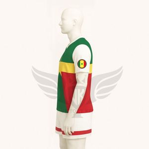 Camiseta y Pantalones Cortos de Fútbol de Senegal a Precio Económico, Conjunto de Uniforme de Entrenamiento de Fútbol Personalizado - Product Image 3