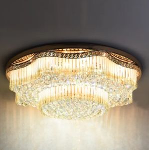 Lámpara colgante de araña redonda de lujo, bola de cristal de lujo, luz de techo led para el hogar - Product Image 4