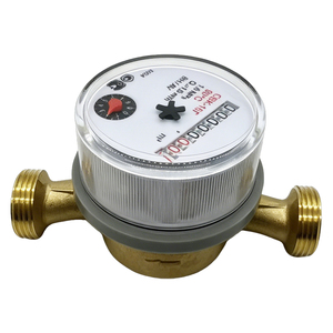 ZX-17-5 <span class=keywords><strong>Compteur</strong></span> <span class=keywords><strong>d</strong></span>'<span class=keywords><strong>eau</strong></span> froide à jet unique, type sec, corps en laiton ou en plastique, personnalisable OEM pour la sous-comptoirisation - Product Image 1