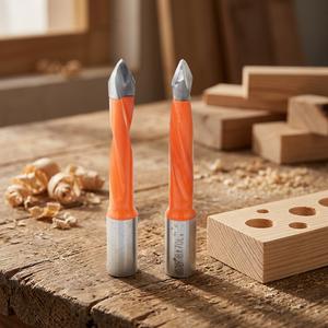 Woodworking Tools Straight Shank Carpenter Taper Carbide Tap <b>Drill</b> <b>Bits</b> Good Chip Removal Clean Exist Holes <b>Drill</b> <b>Bits</b> - Product Image 1