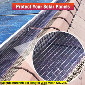 Solar panel Vogelschutz <span class=keywords><strong>4</strong></span> Zoll x 100 Fuß 1,5mm beschichtetes verzinktes geschweißtes Schutzgitter Solar panel Nagetier schutz für <span class=keywords><strong>Anti</strong></span>-Vogel-Netz - Product Image 4
