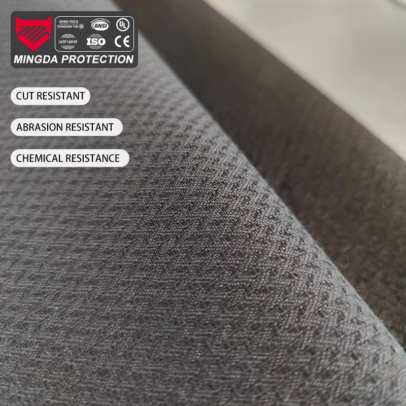 High-Strength Kevlar Aramid Woven Fabric Flame Retardant, Durable Material for Industrial Protective Clothing
