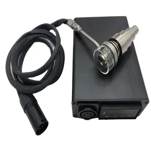 ID9mm Flat type spring hot runner coil heater with black single controller