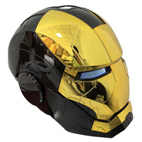 Casque électronique de super-héros à commande vocale pour cosplay, fêtes, enfants et adultes
