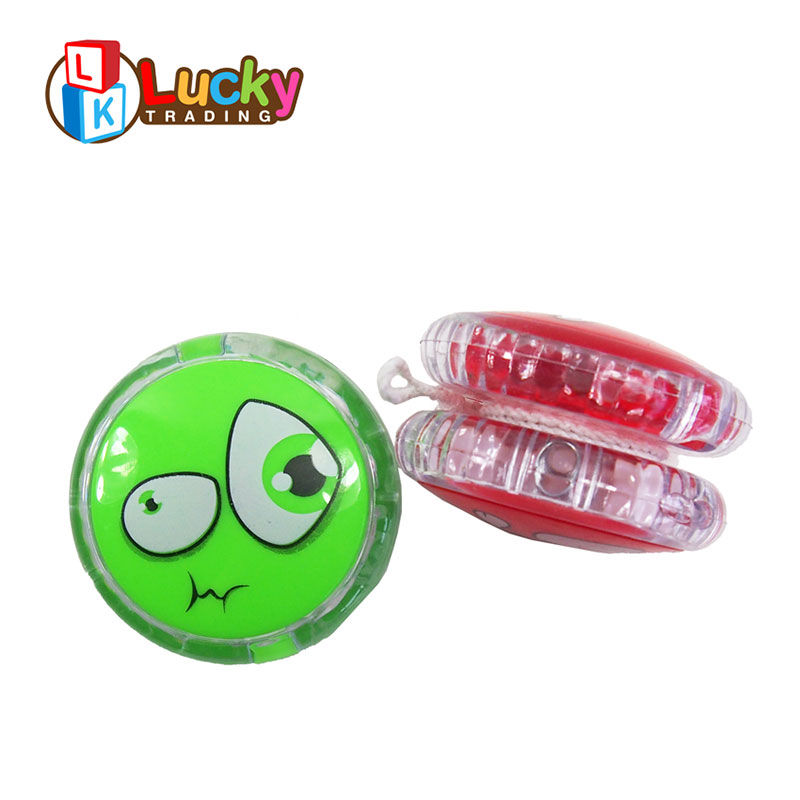 Плункан Императорский палец мигающий прозрачный yo-yo с красочной светодиодной подсветкой