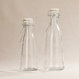 Swing Top chai thủy tinh rõ ràng 1000 ml 32 oz côn bia nước trái cây lấp lánh chai thủy tinh nước với kín Clip Top - Product Image 6