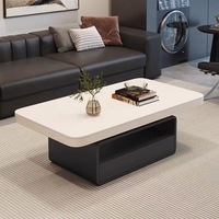 Table basse de style italien minimaliste moderne, meubles de salon haut de gamme adaptés à la maison familiale, pas encore d'avis, 1 vendu