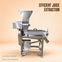 Fruit- en groentepers & sapcentrifuge Cactus Tomatenspiraalpers Sapcentrifuge RVS Koudpers 220V Motor Hoge Productiviteit