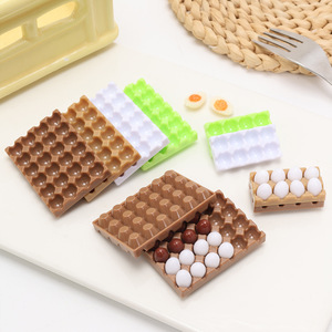 ABS mini <b>egg</b> carton model, miniature scene with props, DIY mini kitchen, pretend play, <b>egg</b> carton - Product Image 1