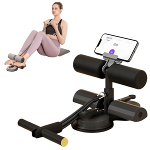 Equipo de Fitness para el Hogar, Asistente para Abdominales con Soporte para Teléfono, Dispositivo Fijo para Pies para Ejercicios Abdominales y Musculares - Product Image 1