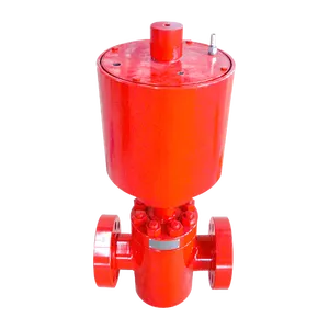 API 6A valvola di sicurezza ad azionamento penumatico per apparecchiature per giacimenti petroliferi ad alta temperatura di sicurezza del Gas di alimentazione pneumatica essenziale - Product Image 1