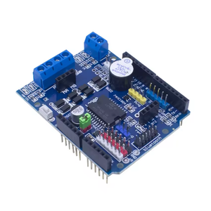 Module de commande de moteur CC L298P Shield R3, carte de commande 2A double pont H bidirectionnel pour relais R3 5V 12V - Product Image 2