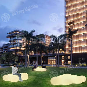 Modern Cloud Christmas Halloween <b>Led</b> Holiday <b>Light</b> For Office Corners Lounge Areas & Landscape With Elegant Soft Glow - Product Image 2