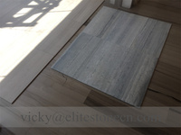 Matériaux italiens de haute qualité, marbre à grain de bois, marbre bleu doré, décoration murale et de sol, pierre bleu gris, dalles et carreaux de marbre bleu