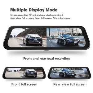 Smart 9.66 pouces écran tactile rétroviseur <span class=keywords><strong>cam</strong></span>éra de recul <span class=keywords><strong>Android</strong></span> Streaming Media Dash <span class=keywords><strong>Cam</strong></span> voiture DVR enregistreur Vision nocturne - Product Image 4