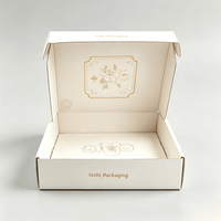 Boîtes d'expédition en carton ondulé personnalisées avec logo en feuille d'or pour emballages cosmétiques et maquillage