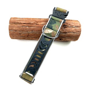 Tùy Chỉnh Sang Trọng Con Chó Cổ Áo Nylon Chiến Thuật Con Chó Dây Xích Kim Loại Nặng Khóa Bán Buôn Vật Nuôi Nguồn Cung Cấp Đầy Màu Sắc Mô Hình Logo Có Thể Thiết - Product Image 6