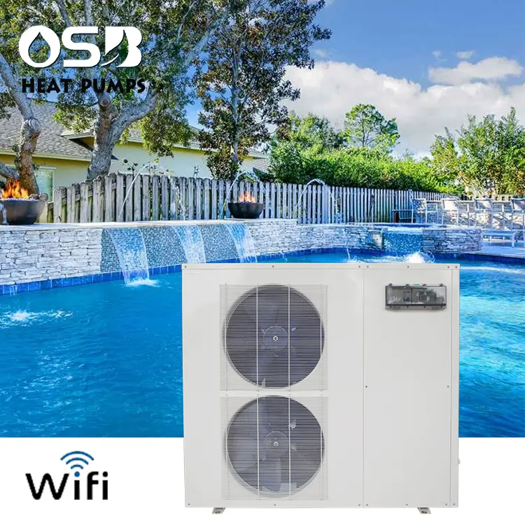 Водяной охладитель и нагреватель для домашнего использования бассейн R32 бассейн тепловой насос