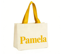 Sac fourre-tout en coton structuré grande capacité OEM ODM avec logo personnalisé, poche intérieure zippée, renforcé, pour cadeaux d'entreprise, fabricant en gros