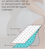 Offres Spéciales personnalisé étanche absorbant taille haute femmes sous-vêtements période imperméable slips femmes physiologique pantalon
