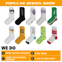 Chaussettes de sport personnalisables avec votre propre logo, chaussettes de basketball tricotées, chaussettes de course et de cyclisme pour hommes et femmes