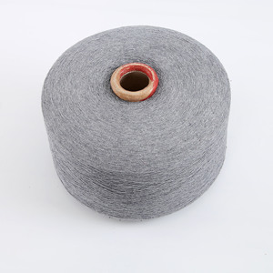 Sợi len cotton polyester cao cấp Ne18s/1, 70% cotton, 30% sợi tái chế, họa tiết thô, dùng để đan, sợi pha trộn - Product Image 1