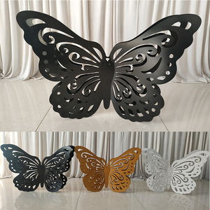 SMOOTH Multi-colors Chic Metal <b>Butterfly</b> Events Backdrop Stand <b>Decoration</b> Hollowed-out <b>Butterfly</b> Events Props Wedding Decor - Product Image 1
