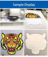 Impresora dtf de 24 tintas, máquina de impresión de color fluorescente con 4 cabezales i3200 dtf, máquina de vibración de polvo