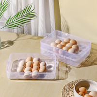 Porte-œufs transparent anti-collision multicouche, hermétique et portable pour usage domestique