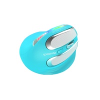 Souris sans fil verticale optique haute performance de style OEM d'usine en gros modèle dural 2.4G + BT dural