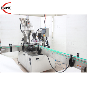 HZPK Full Automatic Monoblock Rotary Auger Powder Filling Capping <b>Machine</b> Line for Vial Electric <b>Coffee</b> Turmeric <b>Small</b> Powder - Product Image 2
