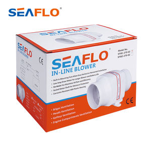 SEAFLO 3 4 pollici serra misto flusso di ventilazione reversibile 130cfm di scarico dc ad alta temperatura inline condotto della ventola - Product Image 5