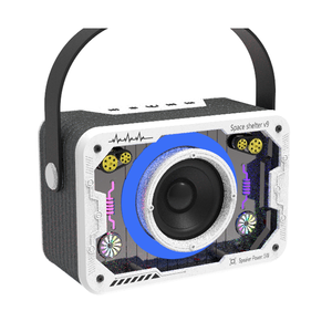 Custom Wholesale Mecha Transparent Style Portable Wireless <b>Speaker</b> WithMic <b>Mini</b> Outdoor Machine <b>Speaker</b> - Product Image 4